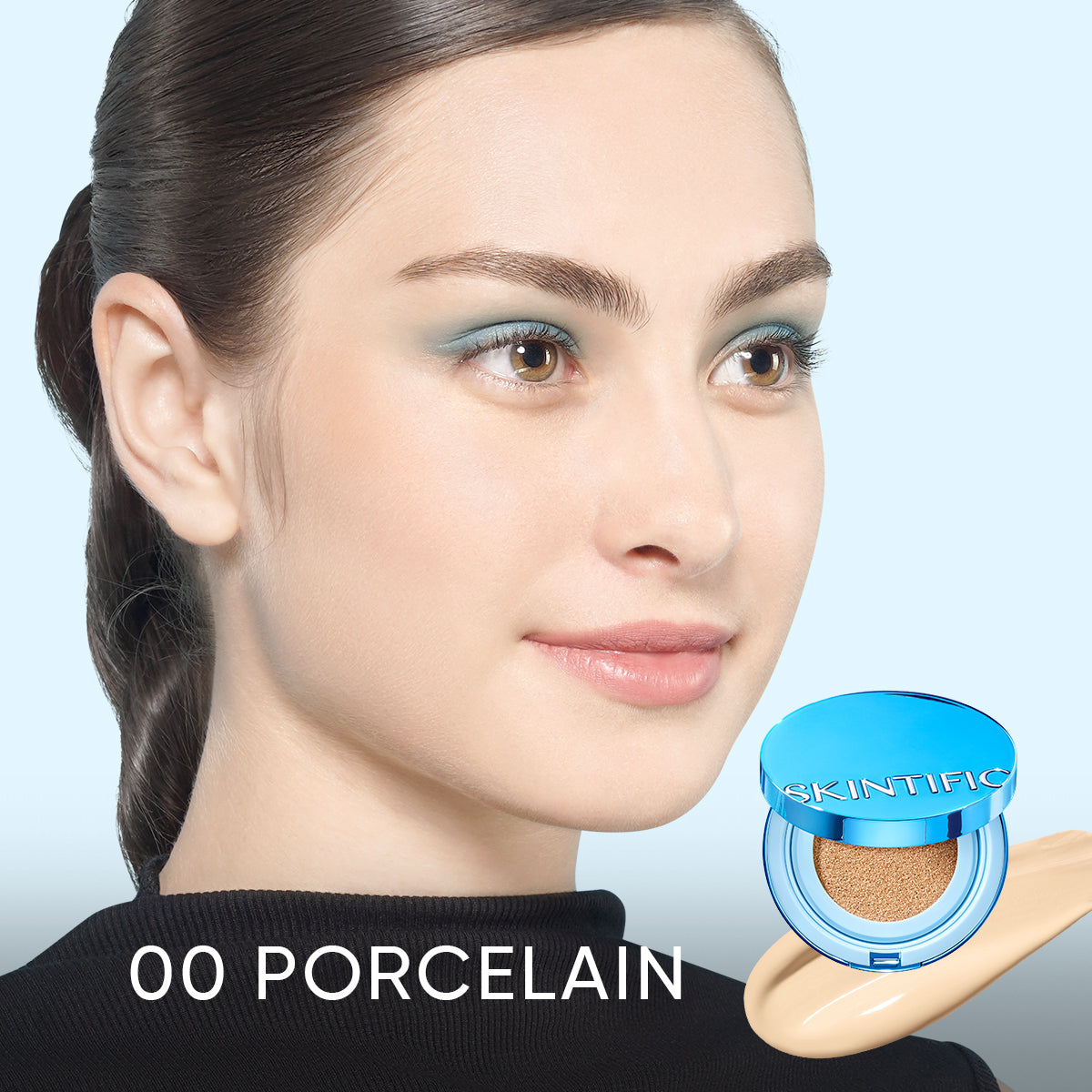 Skintific Cover All Perfect Stay Velvet Matte Cushion Foundation - 06 Honey