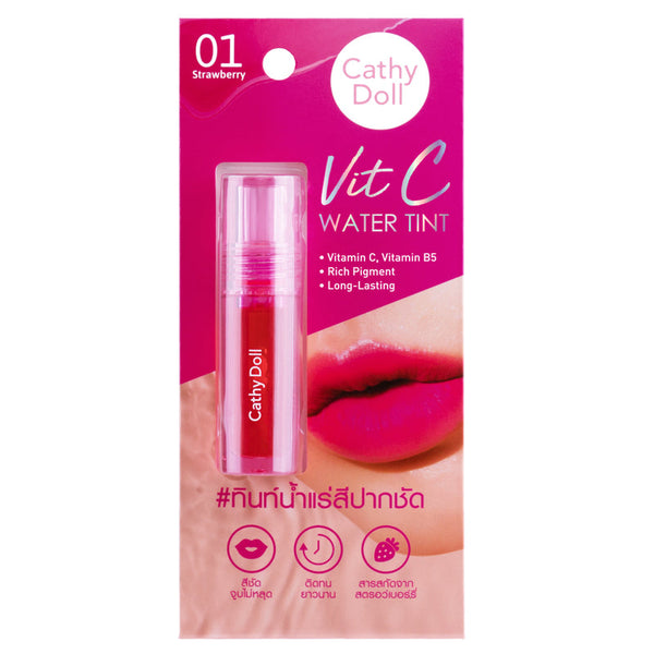 Cathy Doll Vitamin C Water Tint 2.7g - 01 Strawberry