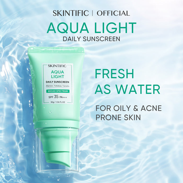 Skintific Aqualight Daily Sunscreen SPF35 PA++ 30ml