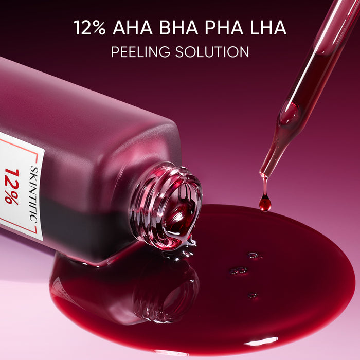 Skintific 2% AHA BHA PHA LHA Peeling Solution 30ml