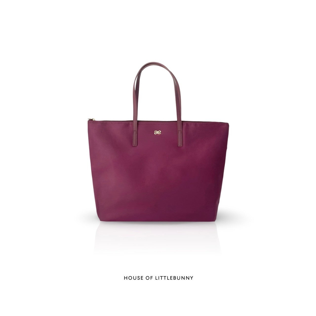 HOLB - Solene Nylon Tote Large - Purple (New)