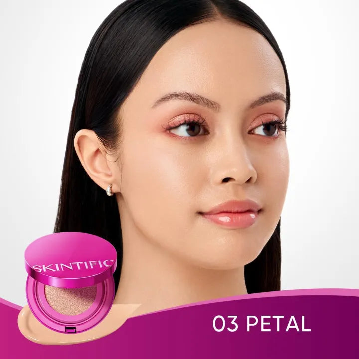 Skintific Cover Glow Perfect Cushion - 03 Petal