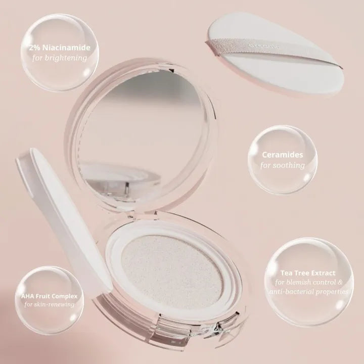 Arcadia Beauty Tone-up Sun Serum Cushion SPF50 PA+ UVA/UVB - Shade No. 2