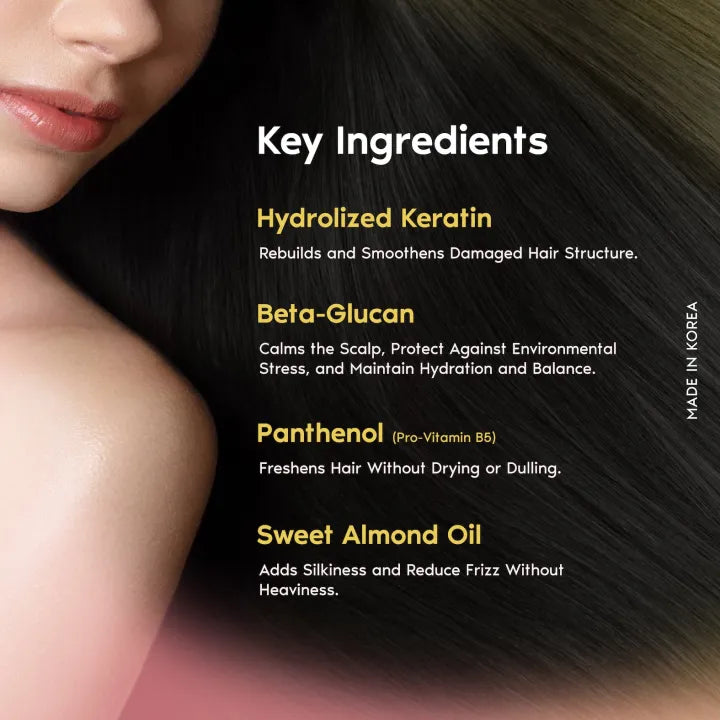 Arcadia Beauty 2-in-1 Keratin Hair Perfume Mist: Musky Rose 100ml