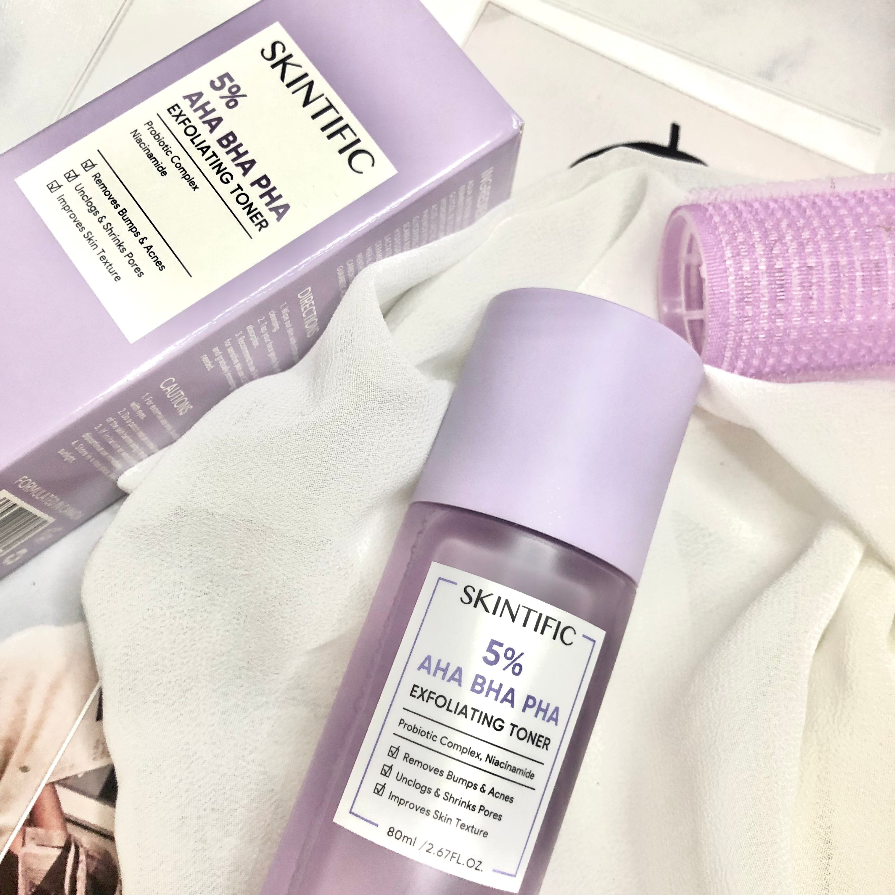 Skintific AHA BHA PHA Exfoliating Toner 80ml