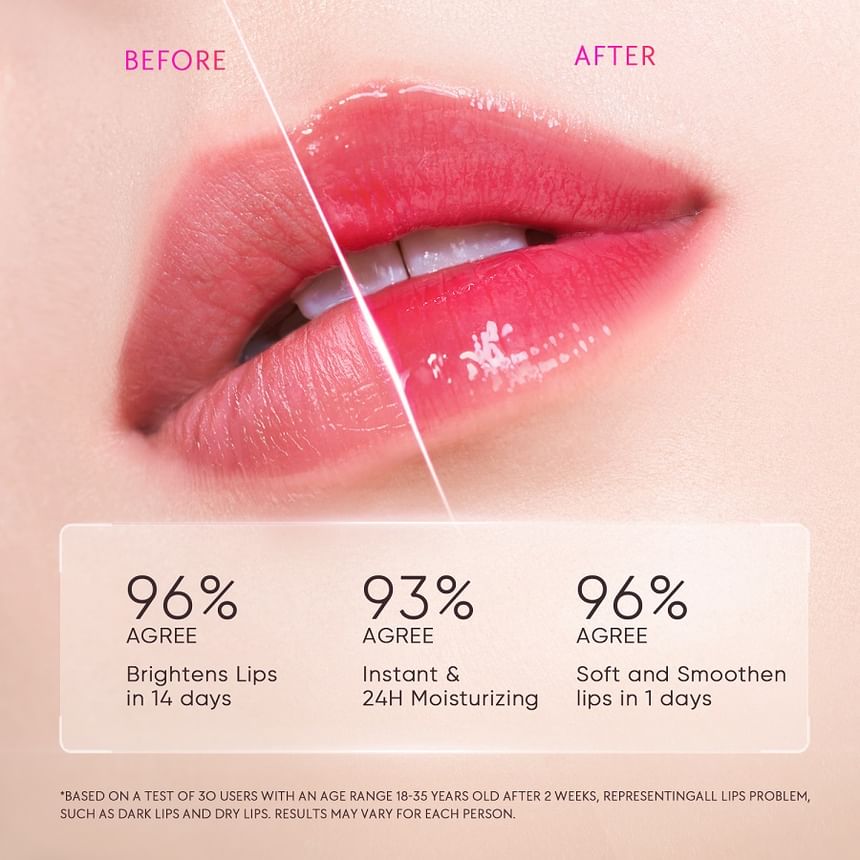 Skintific Peptide Brightening Lip Serum 6.5ml - Pink Berry