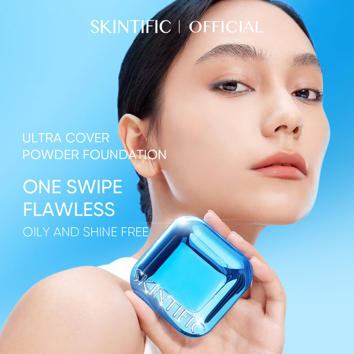 Skintific Official Ultra Cover Pressed Compact Powder - 02 Ivory