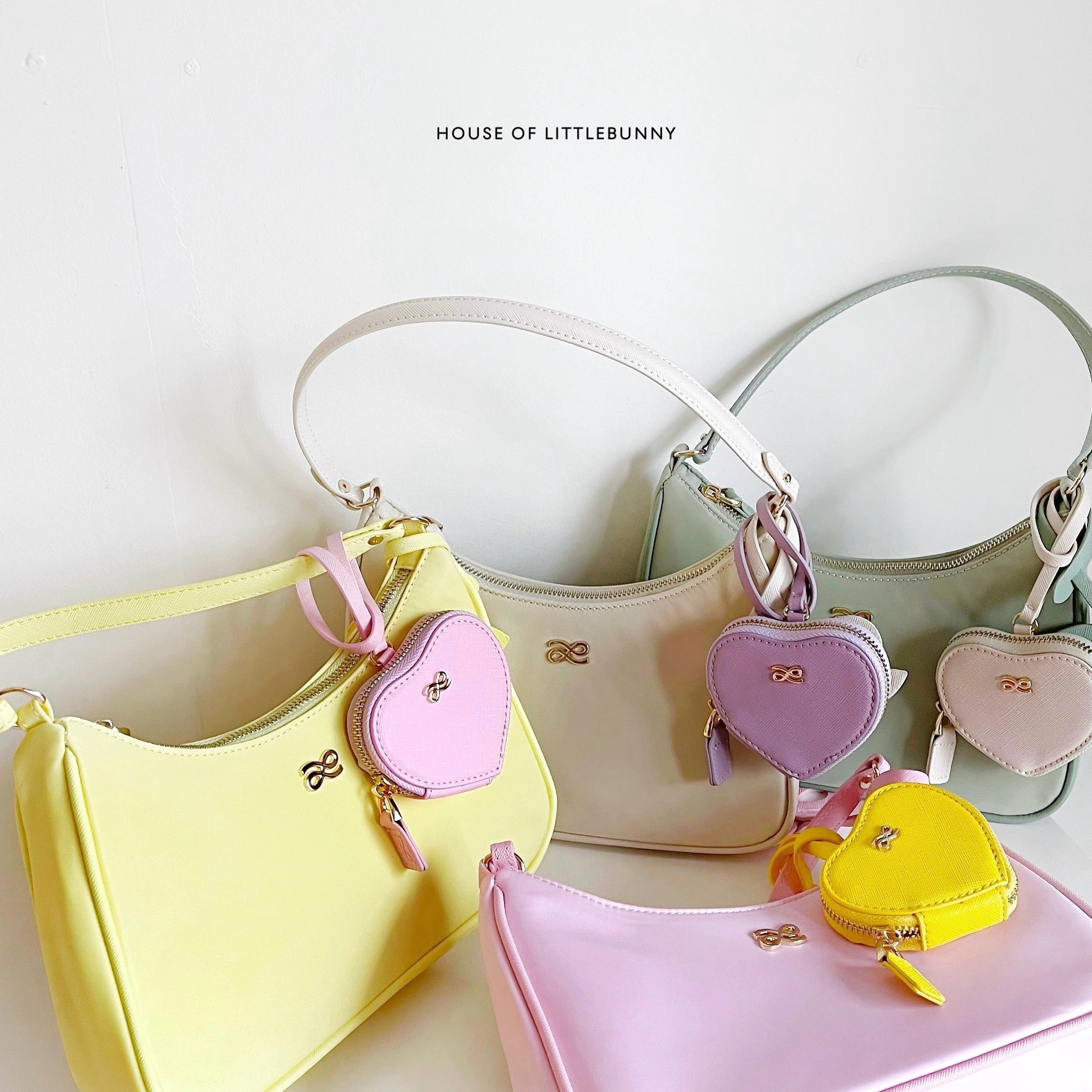 HOLB Accessories - Heart Wallet in Grey