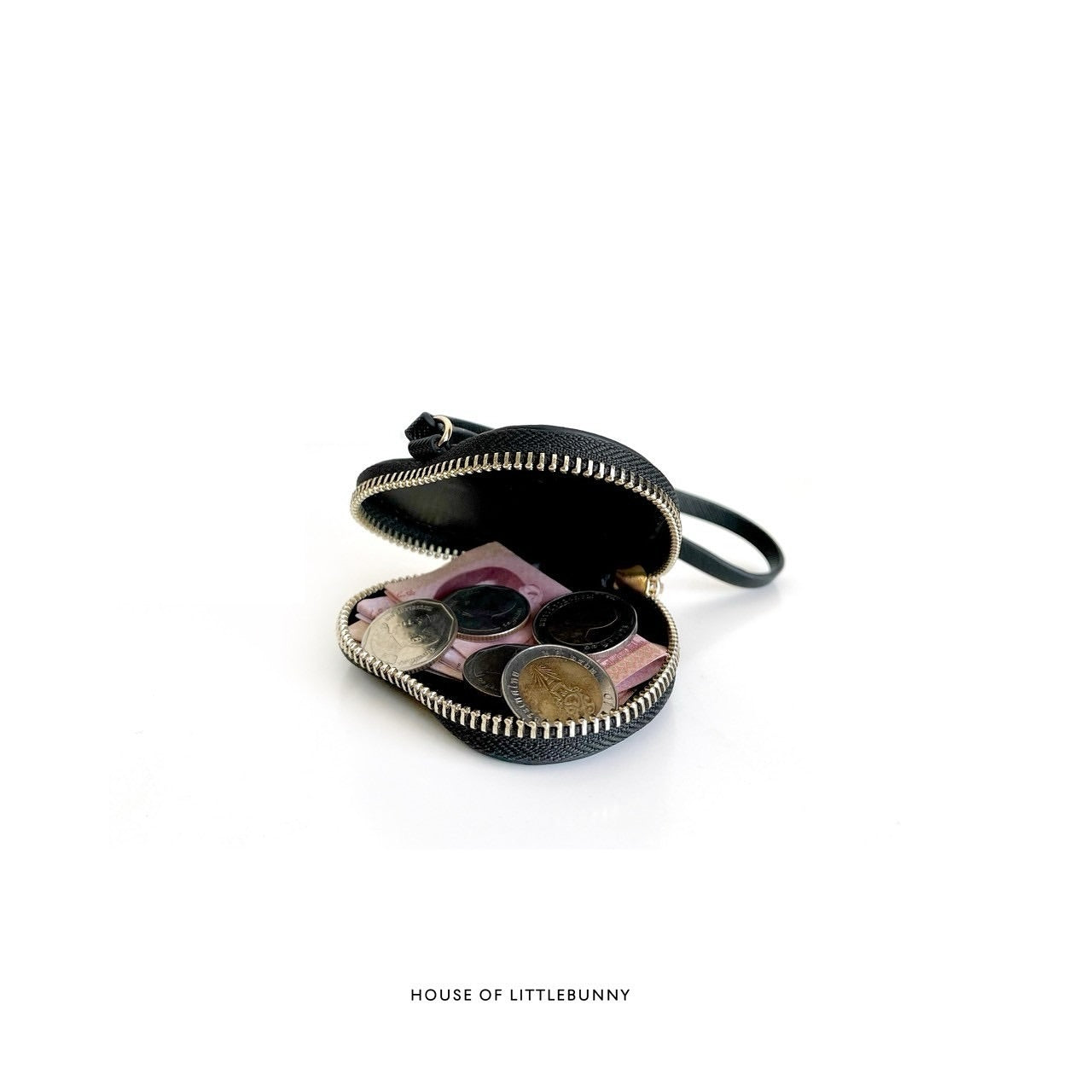 HOLB Accessories - Heart Wallet in Grey