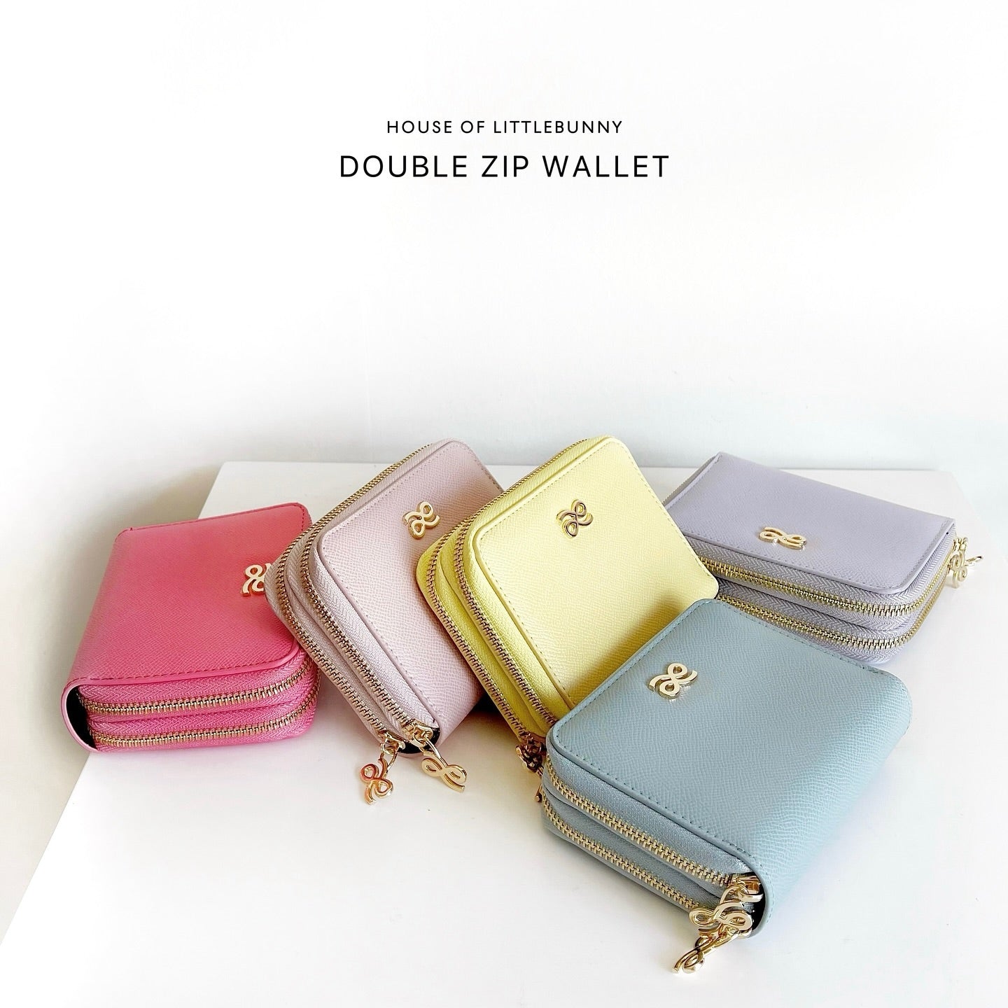 HOLB - Double Zip Wallet PU Butter
