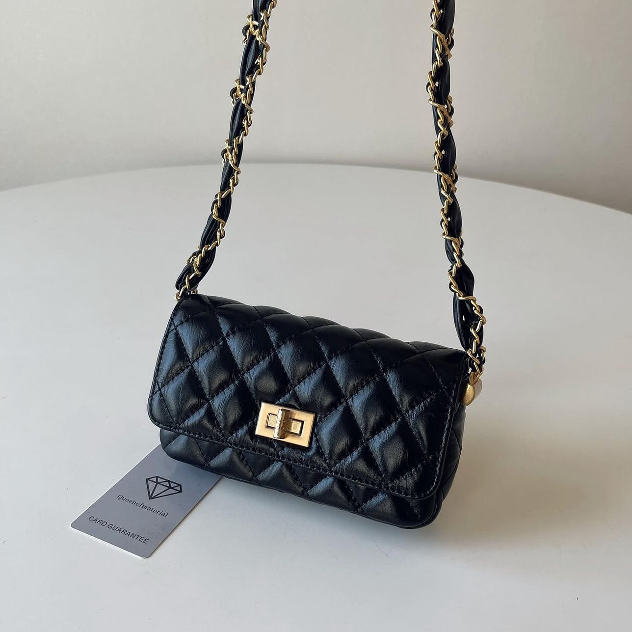 Mini Cielo Clutch Bag PU - Black
