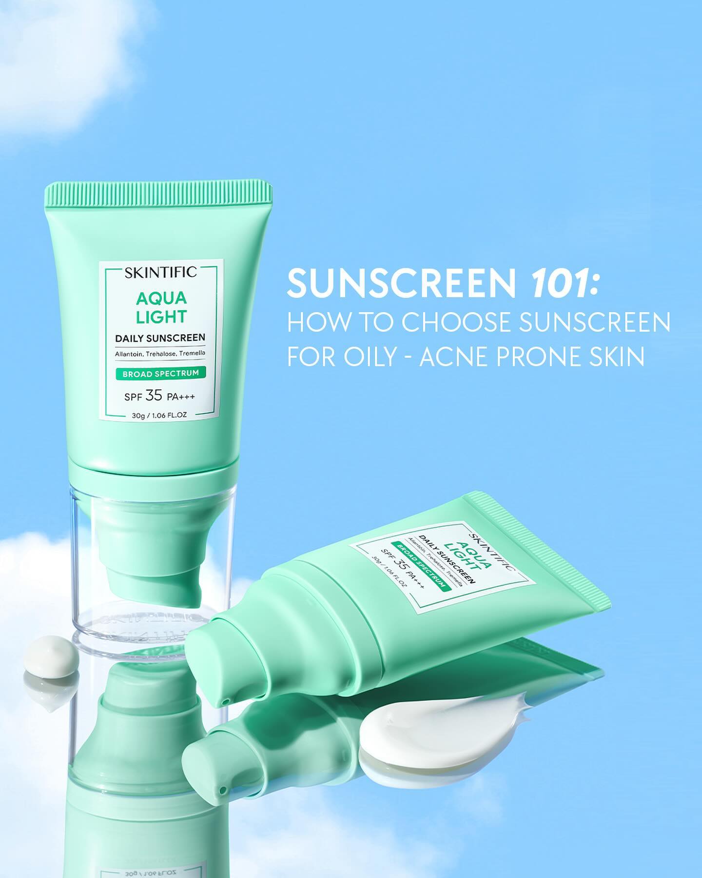 Skintific Aqualight Daily Sunscreen SPF35 PA++ 30ml