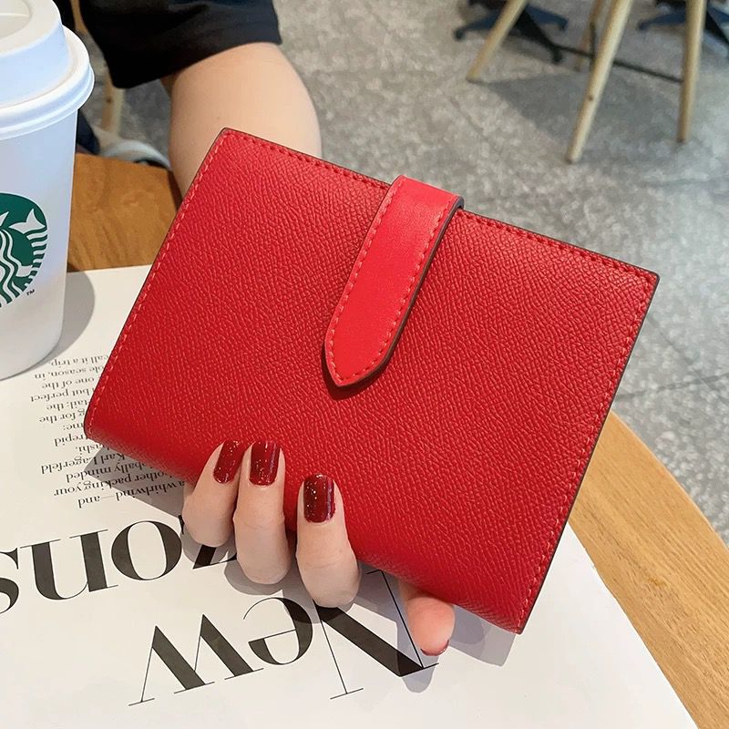 CHNB Saffiano Passport Holder - Red