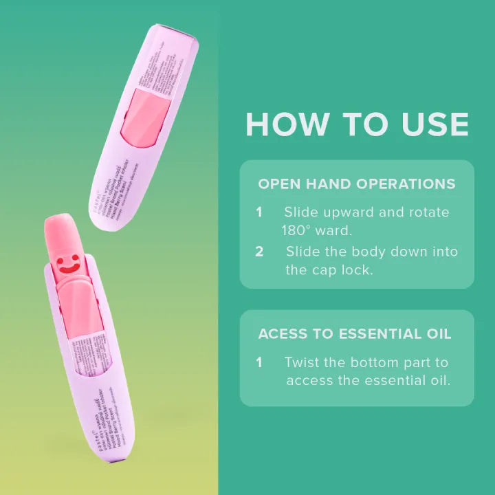 Pastel 2-in-1 Fruity Scent Pocket Inhaler