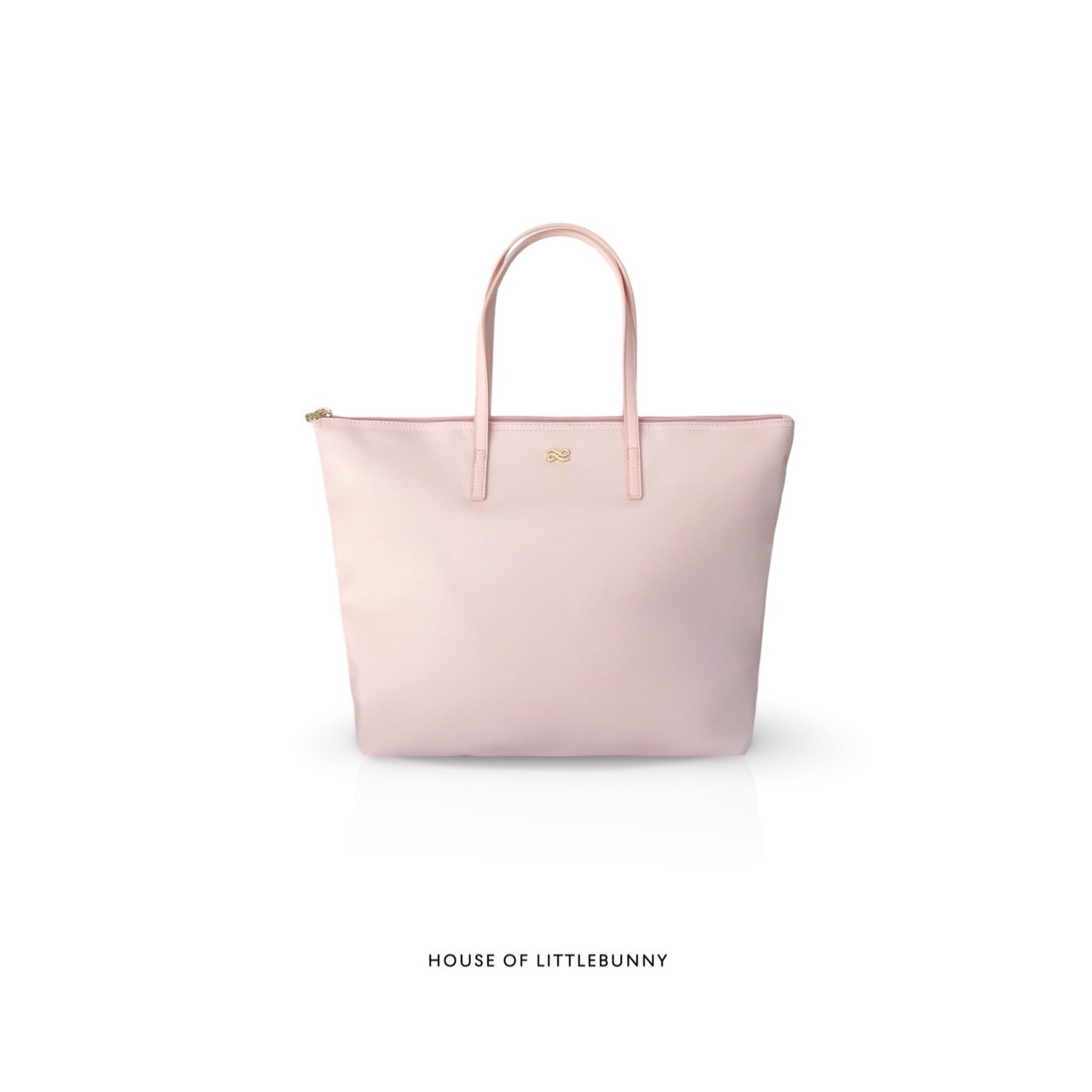 HOLB - Solene Nylon Tote Large - Powder Pink (New)