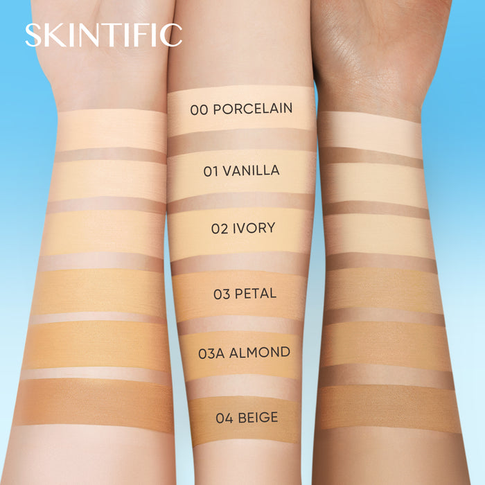 Skintific Official Ultra Cover Pressed Compact Powder - 02 Ivory