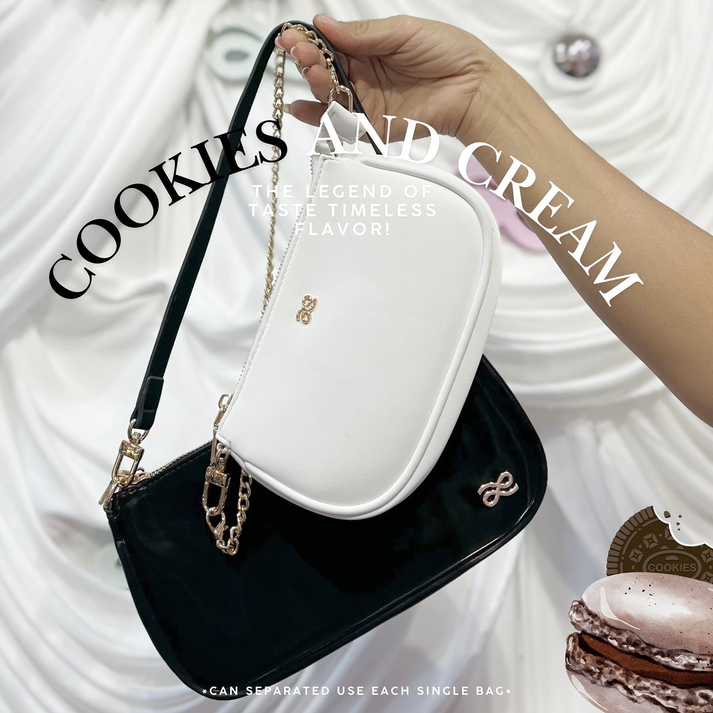 HOLB - Macaron PU - Cookies & Cream (New)