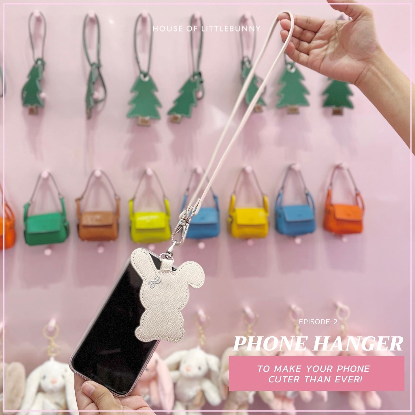 HOLB Accessories - Bunny Tag in Candy