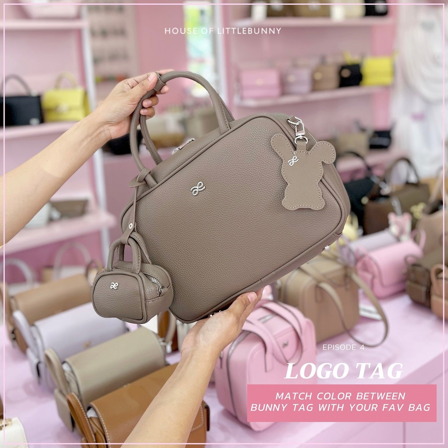 HOLB Accessories - Bunny Tag in Candy