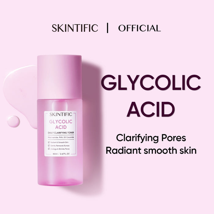 Skintific Glycolic Acid Clarifying Toner 80ml