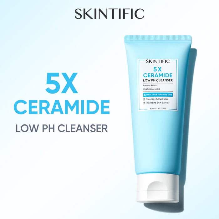 Skintific 5X Ceramide Low pH Cleanser 80ml