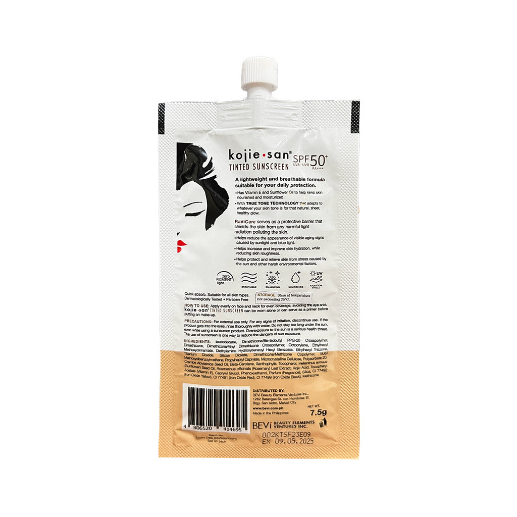 Kojie San Tinted Sunscreen SPF50+ PA+ 7.5g