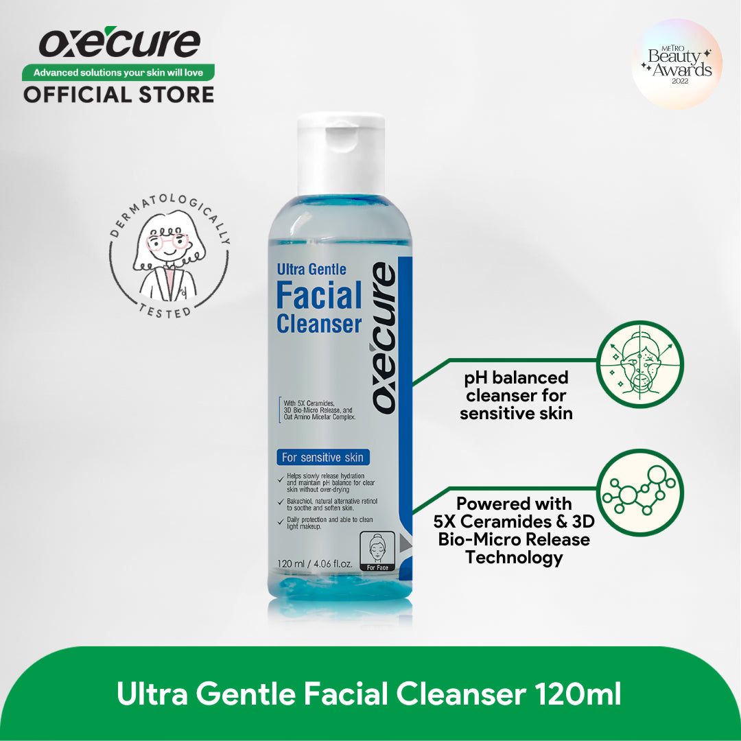 OXECURE Ultra Gentle Facial Cleanser 120ml