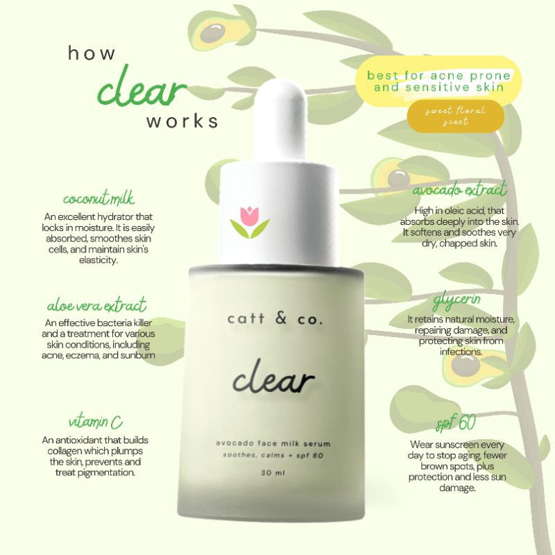 Catt & Co Bright & Free Clear Serum 30ml