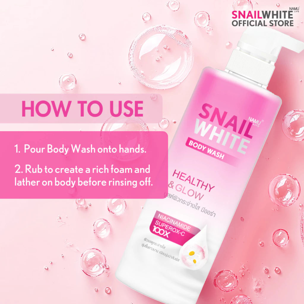 SNAILWHITE Body Wash Healthy & Glow Daisy 500ml