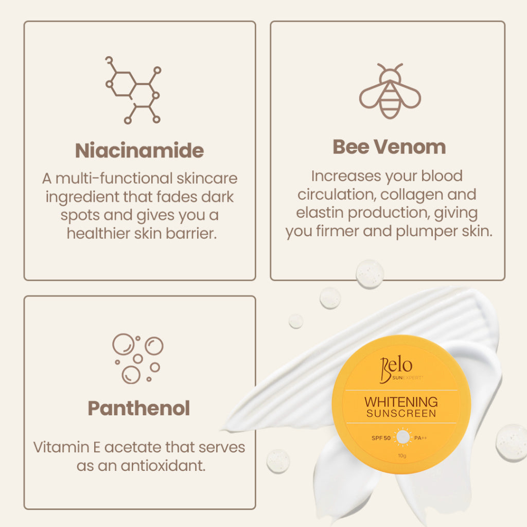 Belo SunExpert Whitening Sunscreen SPF50 10g (Buy 1 Take 1)