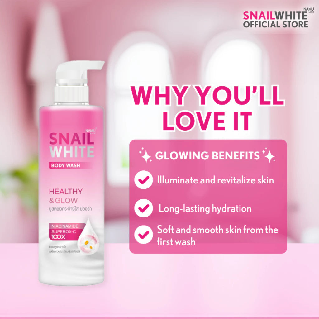 SNAILWHITE Body Wash Healthy & Glow Daisy 500ml