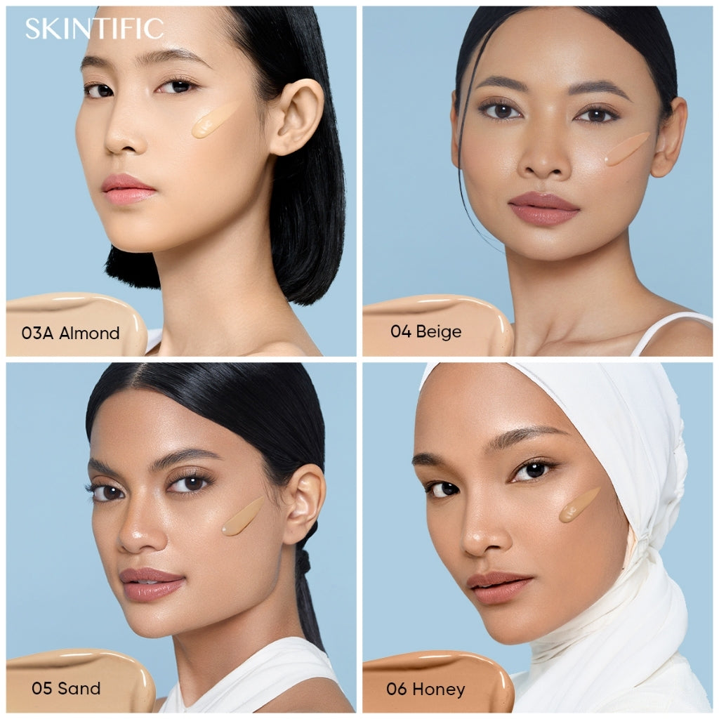 Skintific Cover All Perfect Cushion Foundation - 03A Almond Full Size