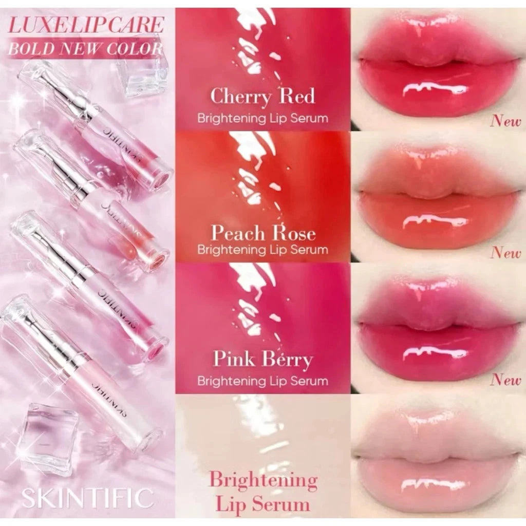 Skintific Peptide Brightening Lip Serum 6.5ml - Cherry Red