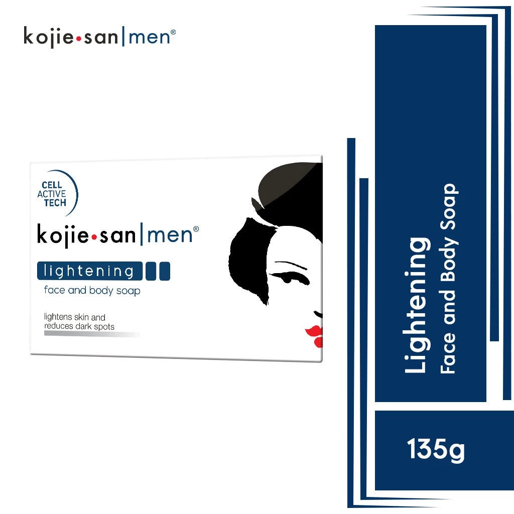 Kojie San Men Lightening Face and Body Soap 135g