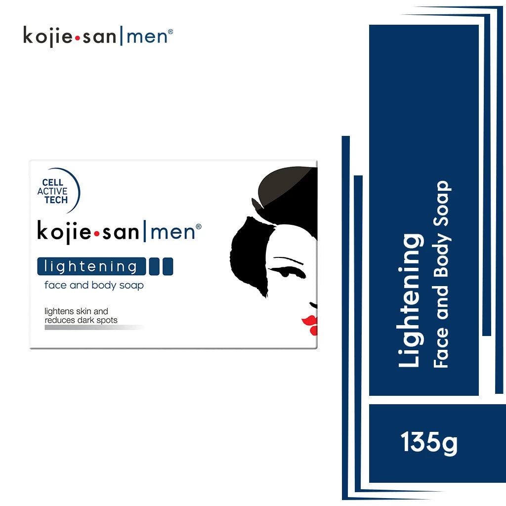 Kojie San Men Lightening Face and Body Soap 135g