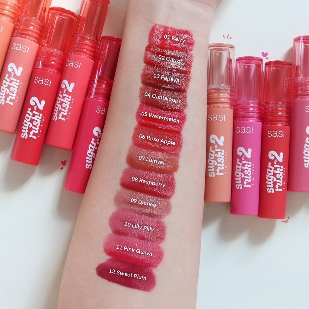 SASI Sugar Rush Lip Tint Vol.2 - 02 Carrot