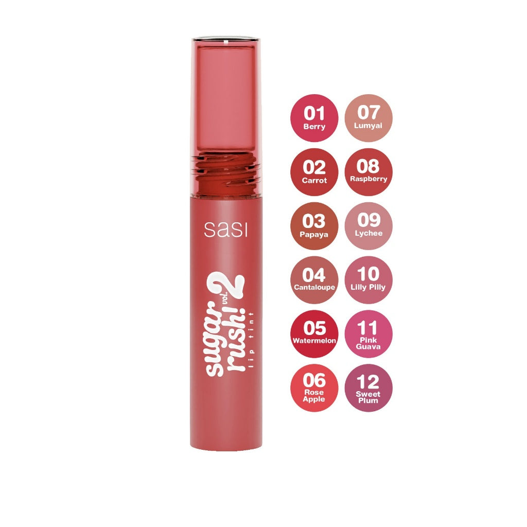 SASI Sugar Rush Lip Tint Vol.2 - 02 Carrot
