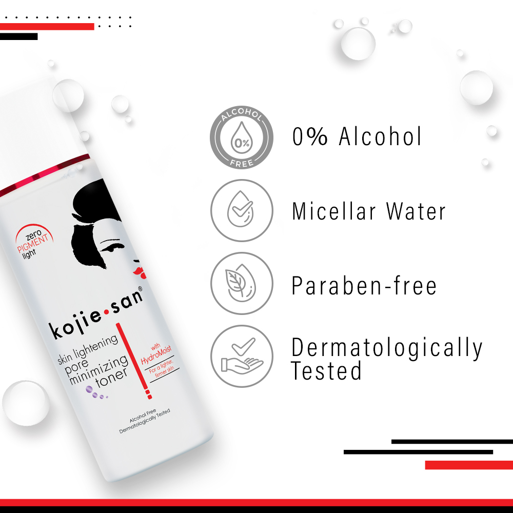 Kojie San Skin Lightening Pore Mimizing Toner with Hydromoist 100ml