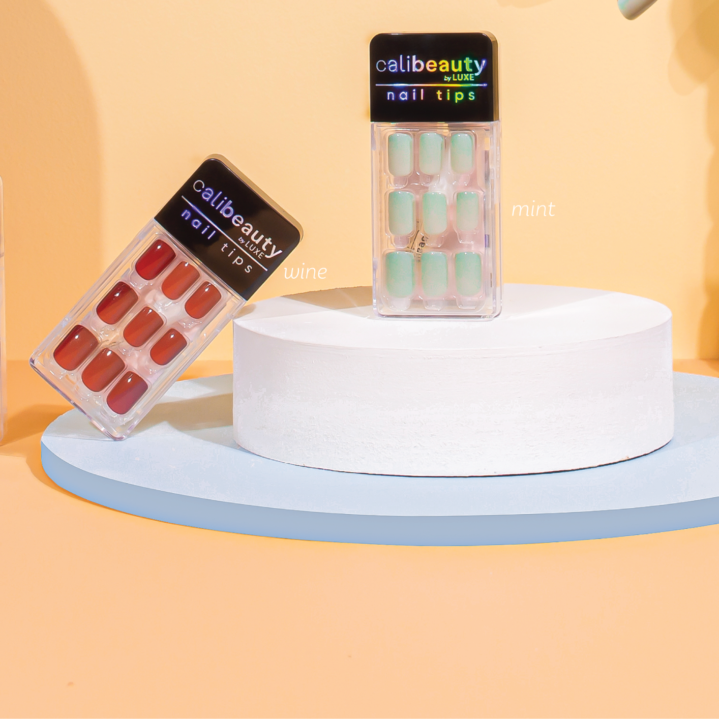 Cali Beauty Press-On Nail Tips (Cloud)