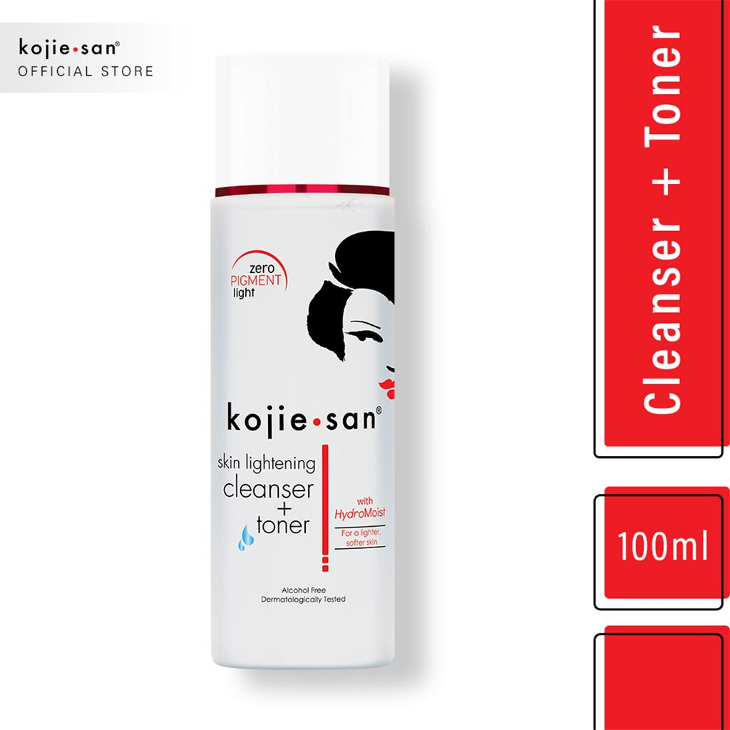 Kojie San Skin Lightening Cleanser + Toner with Hydromoist 100ml