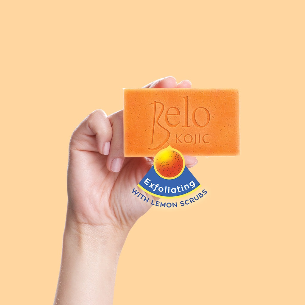 Belo Essentials Intensive Whitening Bar Kojic Acid + Tranexamic Acid Exfoliating 65g 2pc pack