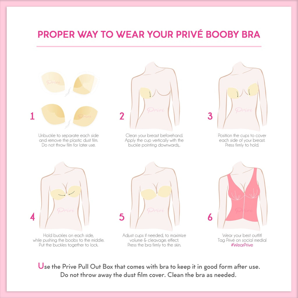 Privé Seamless Ultra-thin Lightweight Bra (Adhesive Reusable Bra)
