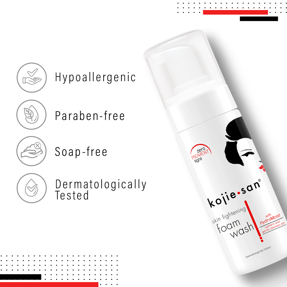 Kojie San Skin Lightening Foam Wash with Hydromoist 150ml