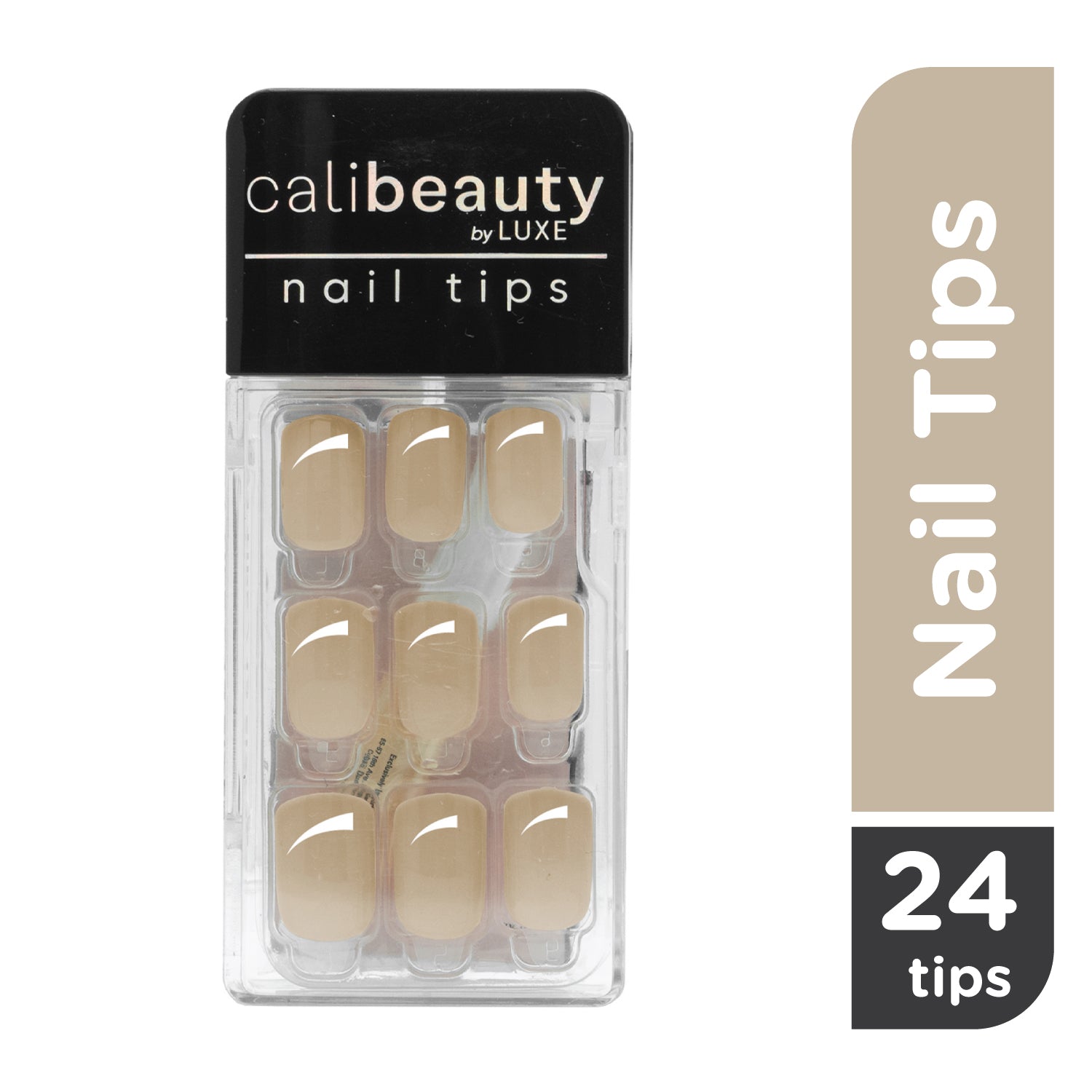 Cali Beauty Press-On Nail Tips (Cappuccino)