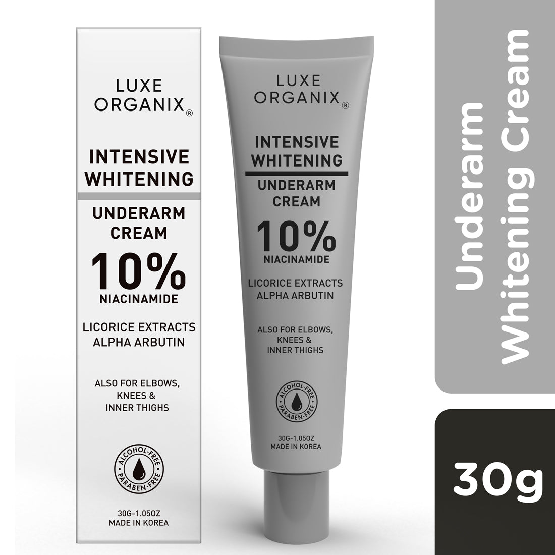 Luxe Organix Intensive Whitening Underarm Cream 30g Holla Bella