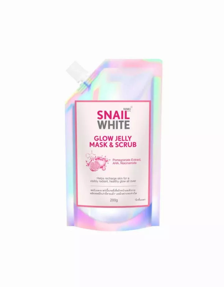 SNAILWHITE Glow Jelly Mask and Scrub 50g