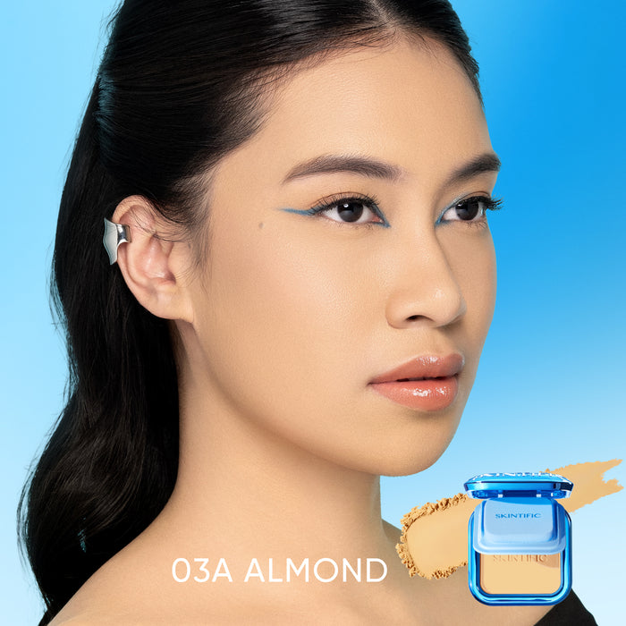 Skintific Official Ultra Cover Pressed Compact Powder - 03A Almond