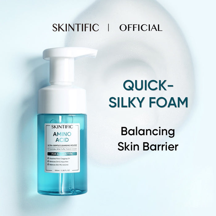 Skintific Amino Acid Gentle Cleansing Mousse Face Cleanser 100ml