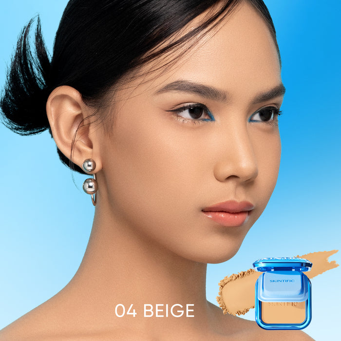 Skintific Official Ultra Cover Pressed Compact Powder - 04 Beige