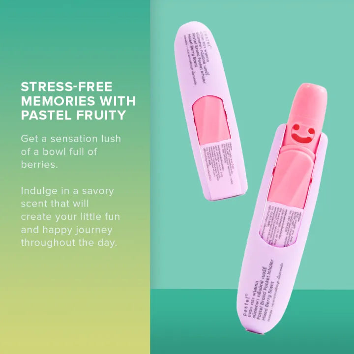 Pastel 2-in-1 Fruity Scent Pocket Inhaler